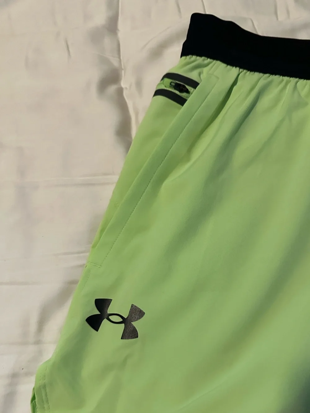 Under Armour Men's Vanish Elite 2-in-1 Running Swim Shorts Neon Green